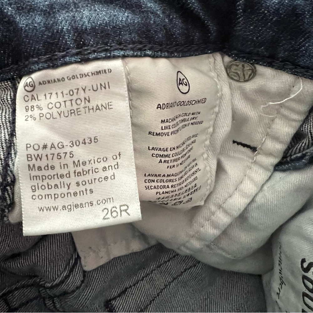Ag‎ Adriano Goldschmied The Yvette wide leg ankle pants size 26R - Picture 11 of 12